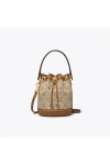 Tory Burch T Monogram Jacquard Mini Bucket Bag Hazel Women